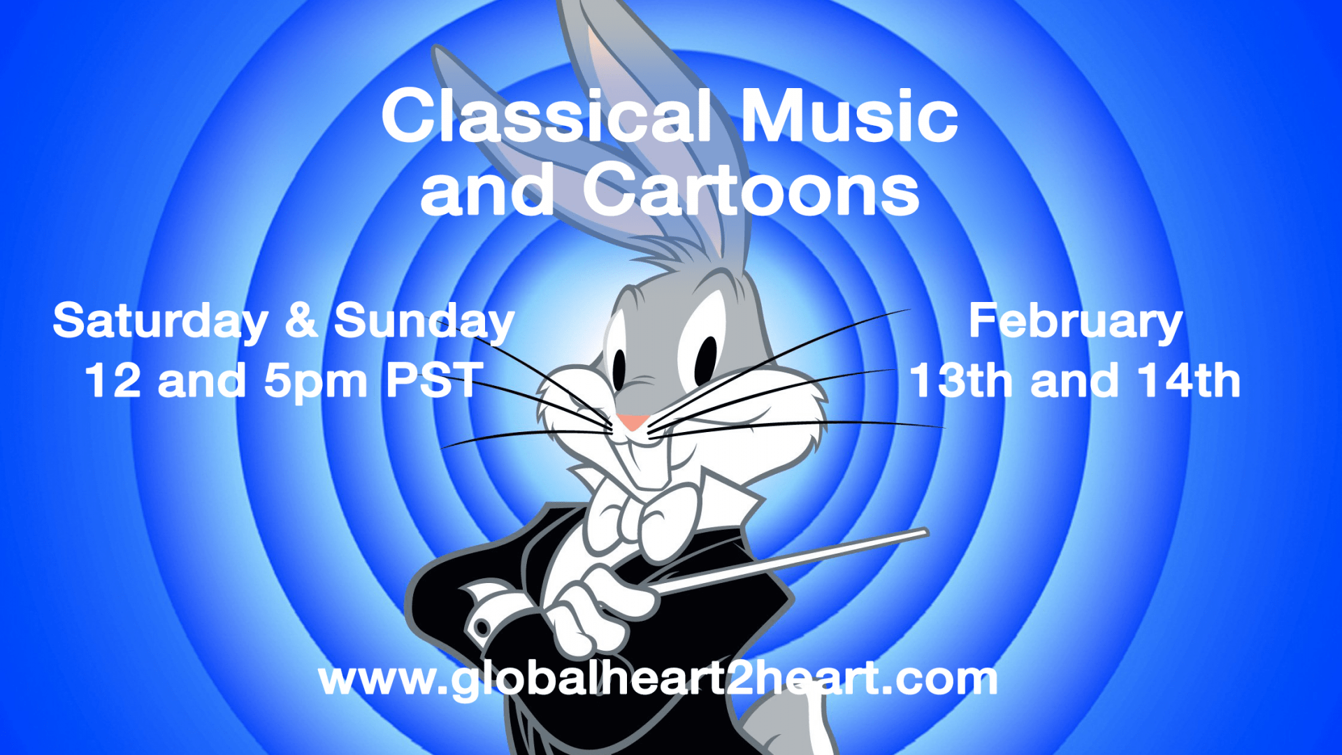 Classical Music and Cartoons this Weekend February 13 and 14th