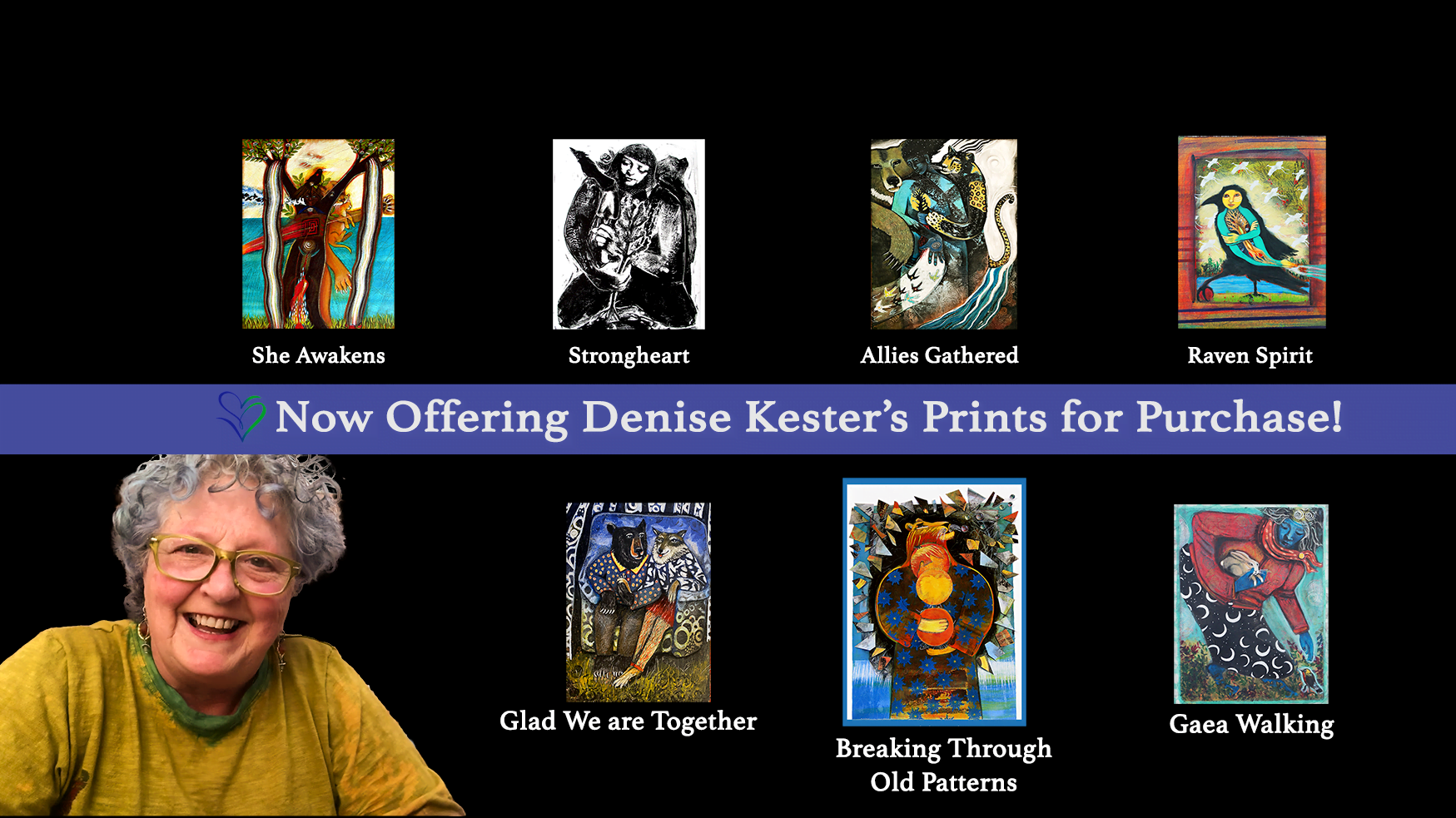 Denise Kester Prints on global heart 2 heart